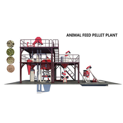  Animal pellet feed line
